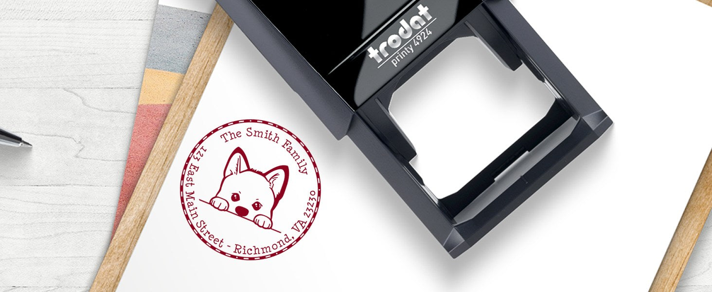 Akita Dog Stamps and Seals