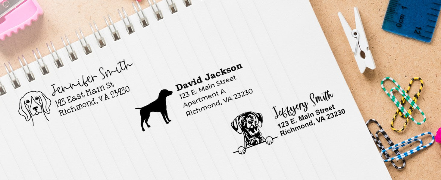 German Shorthaired Pointer Dog Stamps and Seals