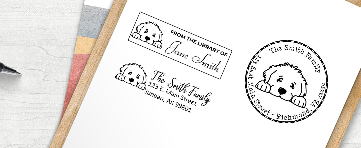 Great Pyrenees Dog Stamps and Seals