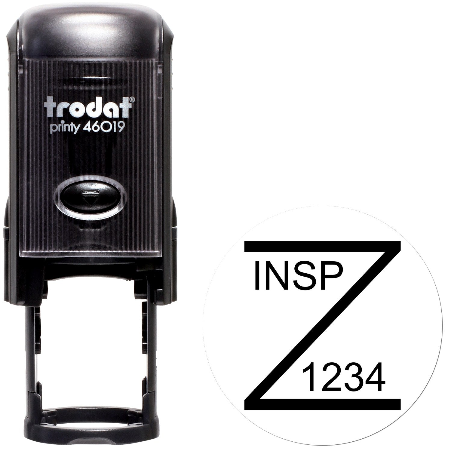 Standard Size Self-Inking Z Marked Inspection Stamp 3/4 Diameter