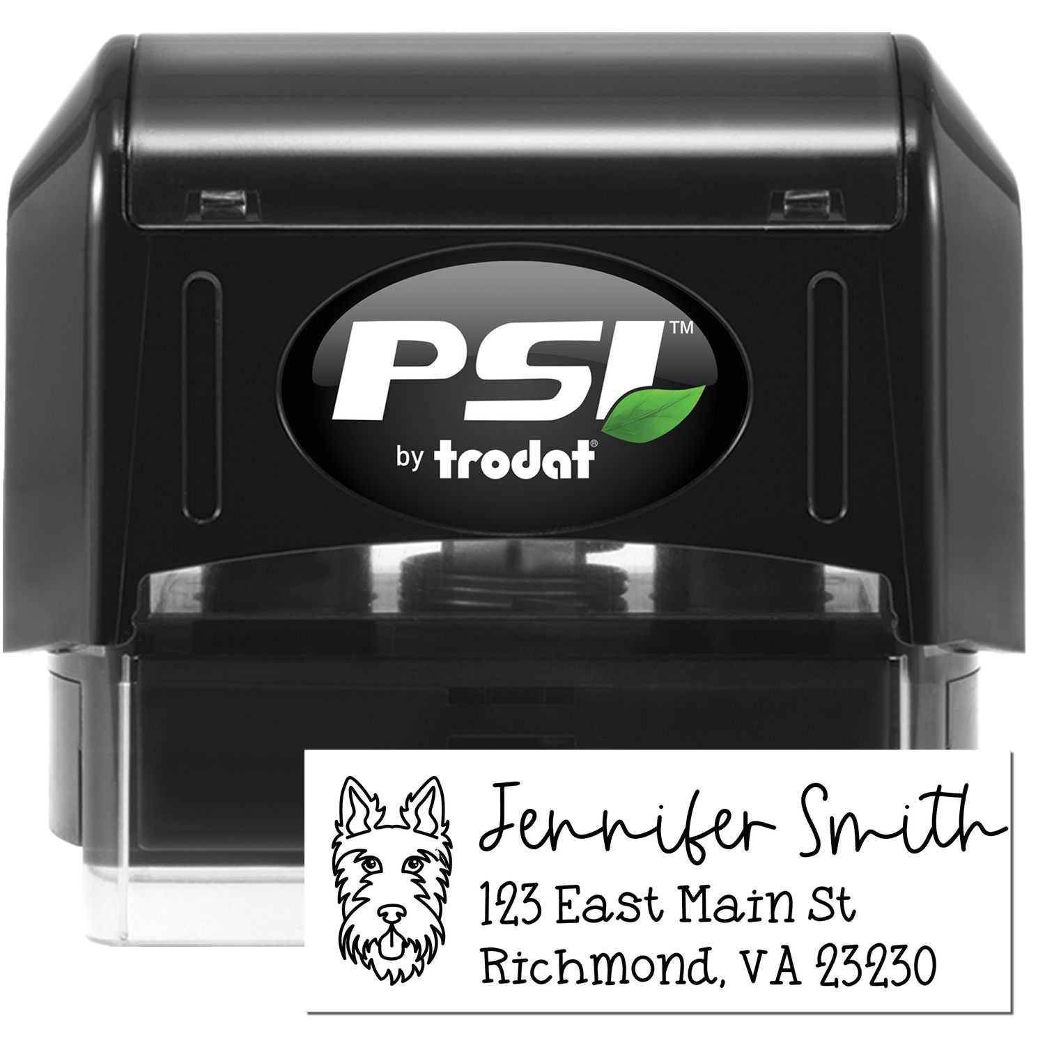 Scottie Dog Address Stamp Pre-Inked