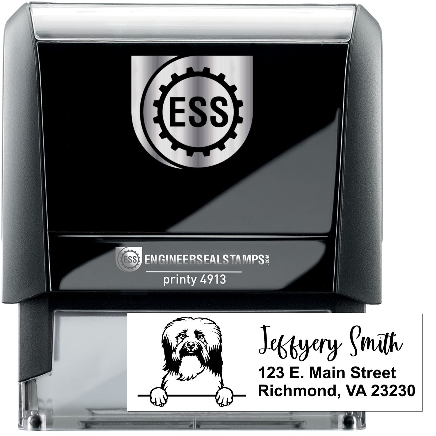 Havanese Name and Address Stamp Self-Inking