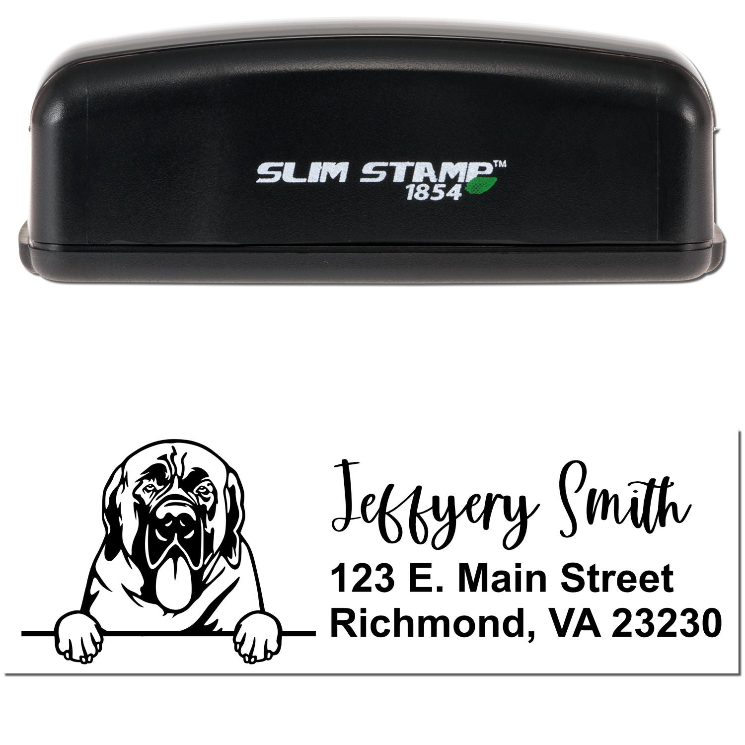 Slim Mastiffs Pre-Inked Customized Stamp