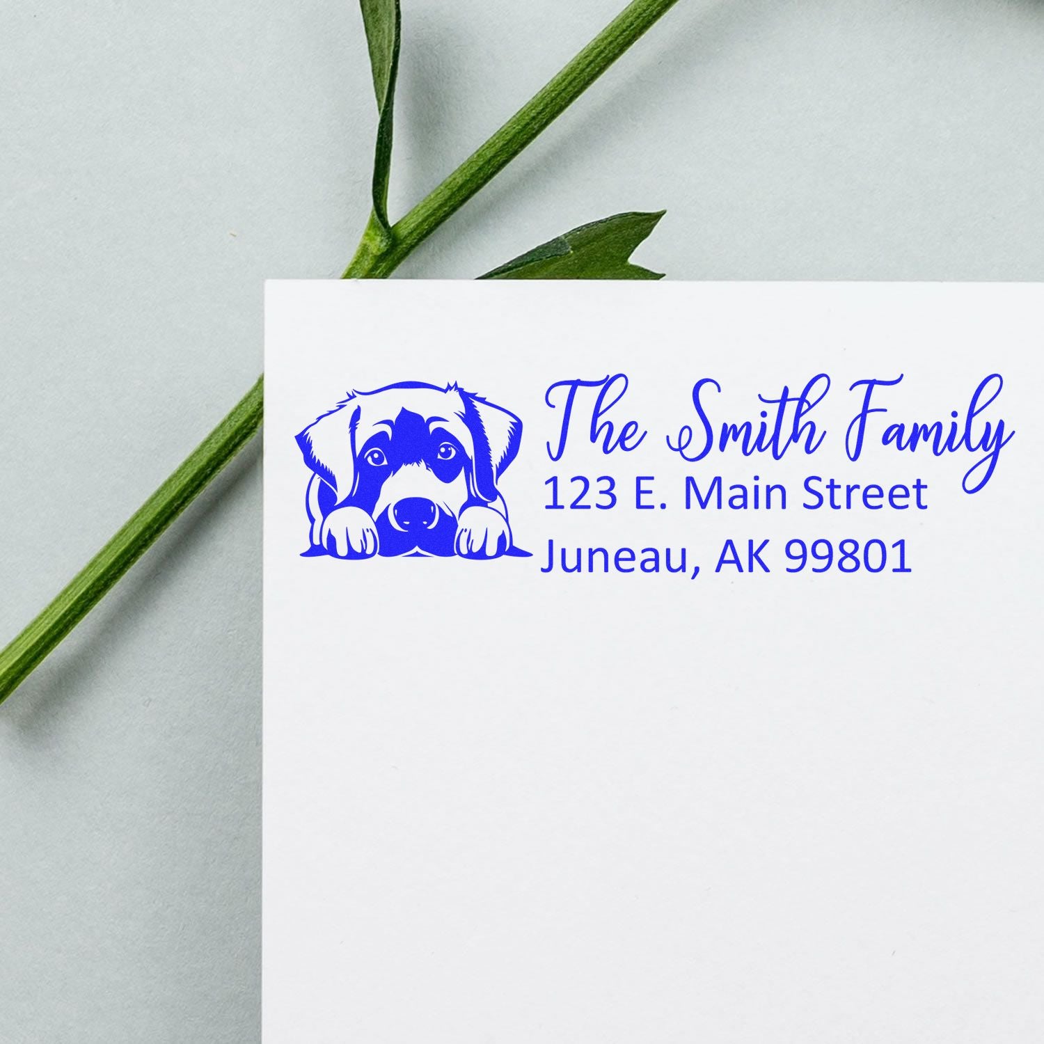 Anatolian Shepherd Customized Address Stamp