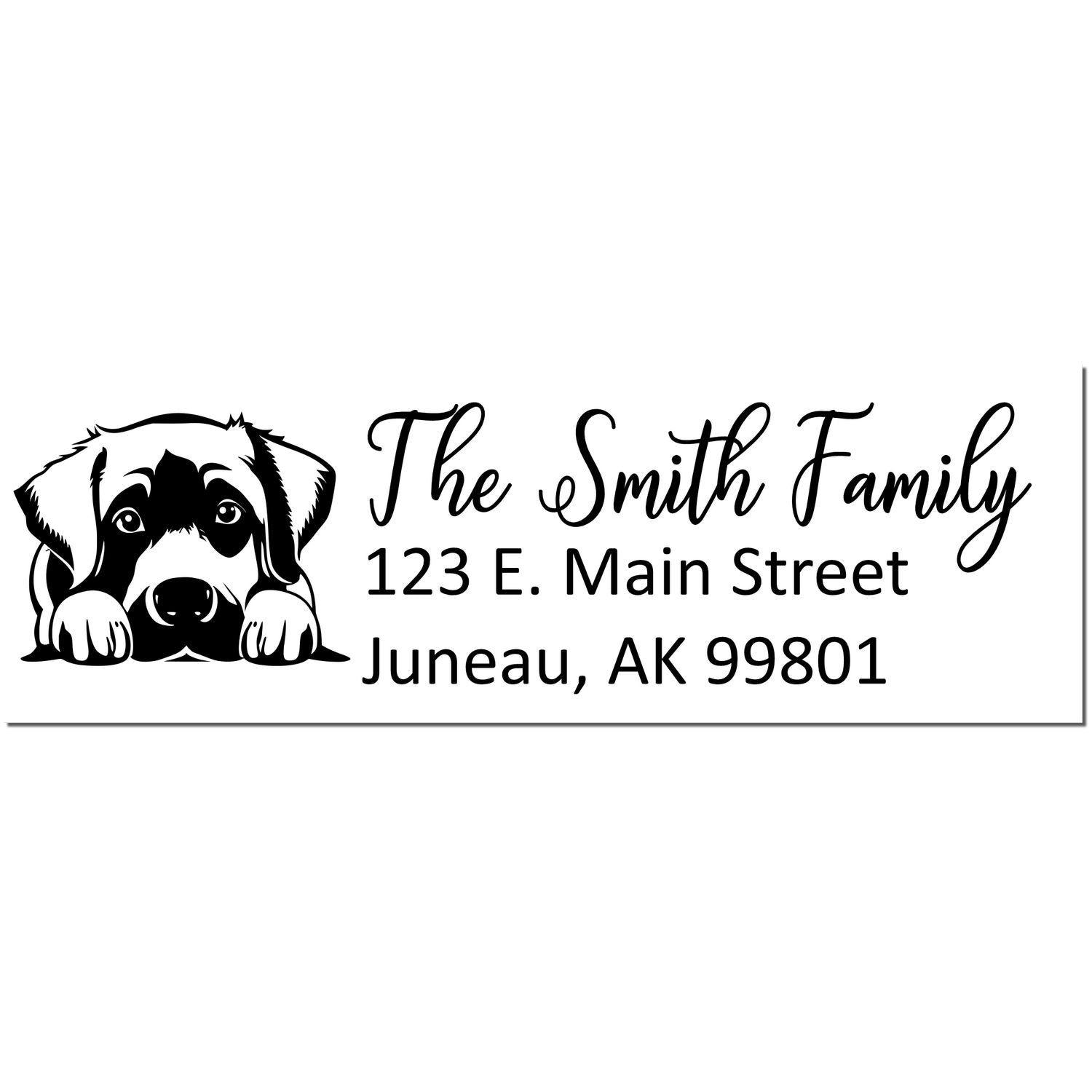 Anatolian Shepherd Customized Address Stamp