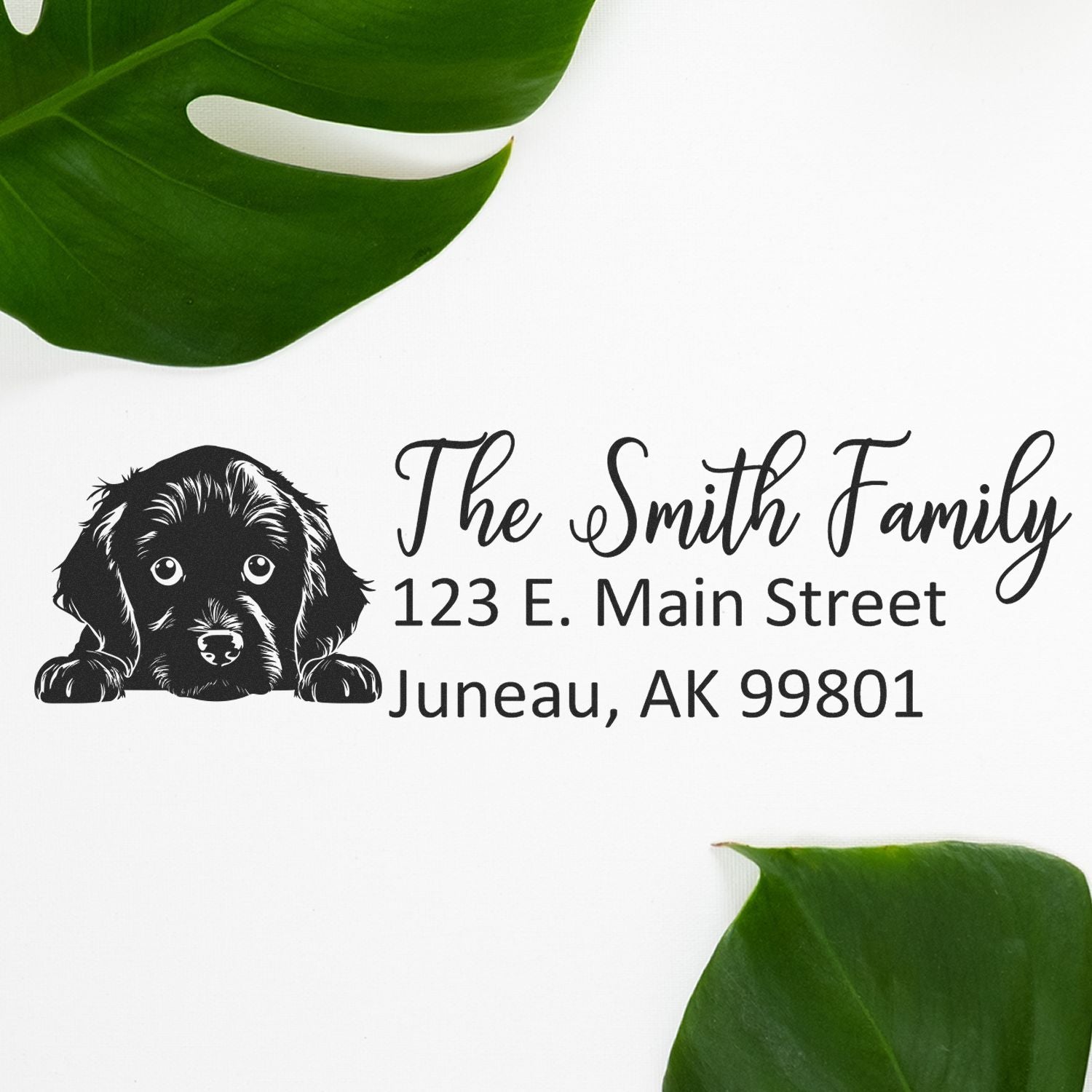 Customized Boykin Spaniel Self-Inking Home Address Stamp