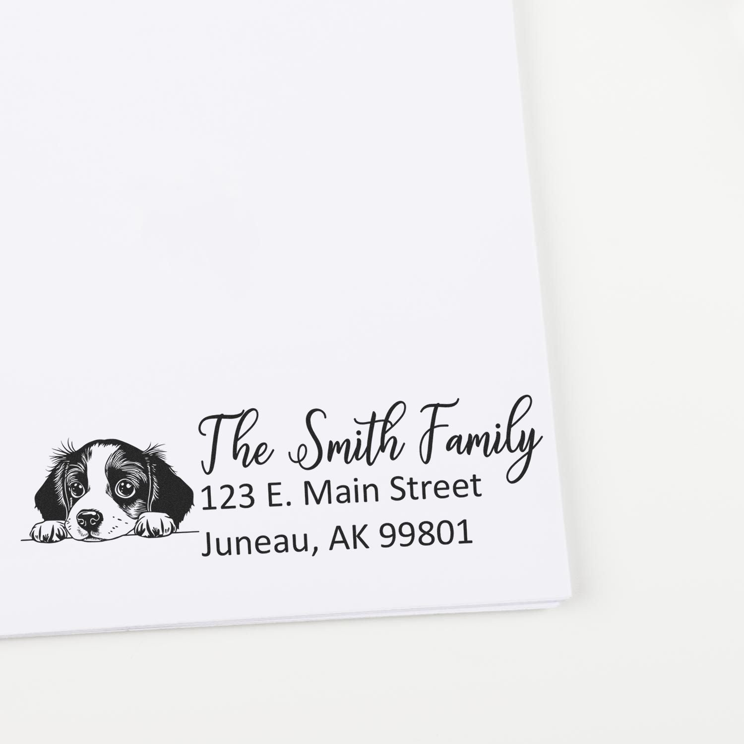 Customized Brittany Self-Inking Home Address Stamp