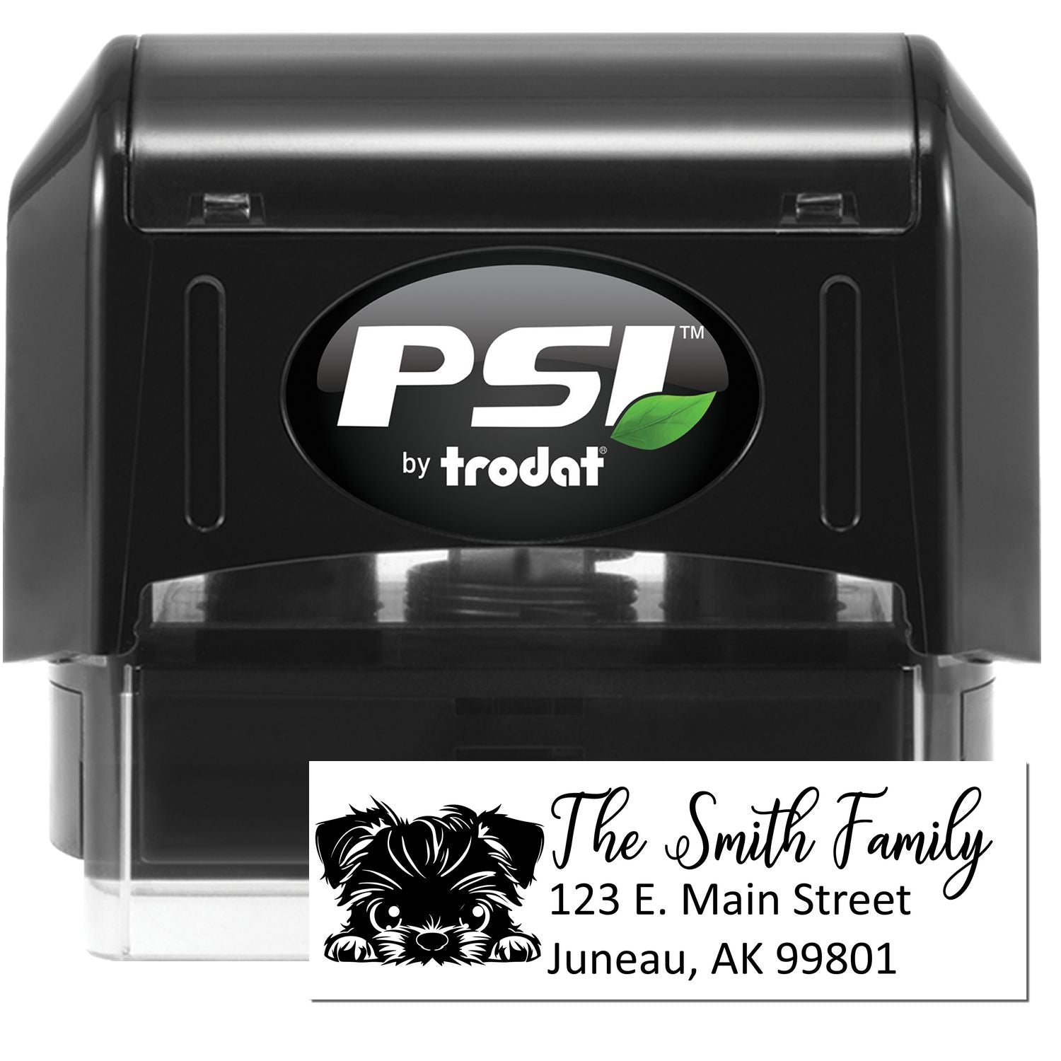 Brussels Griffon Pre-Inked Home Address Stamp