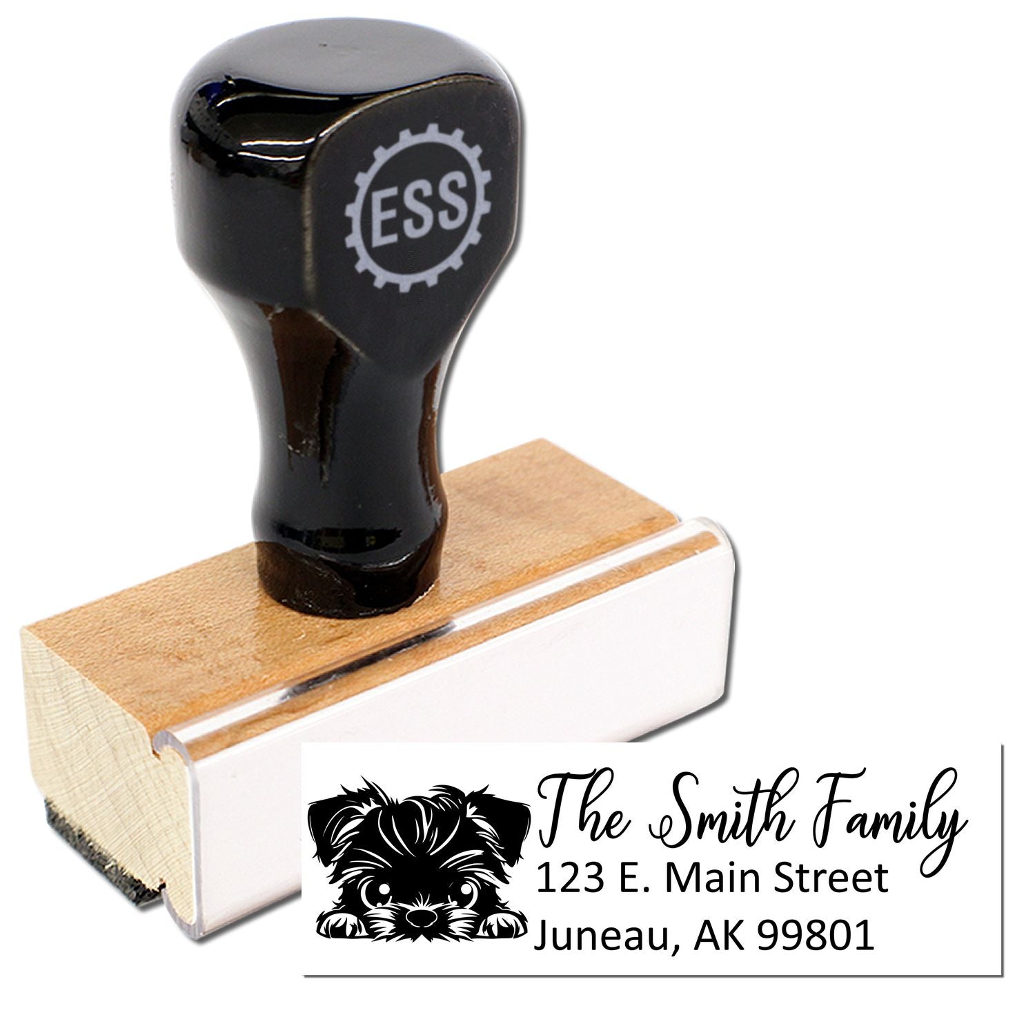 Brussels Griffon Customized Address Stamp