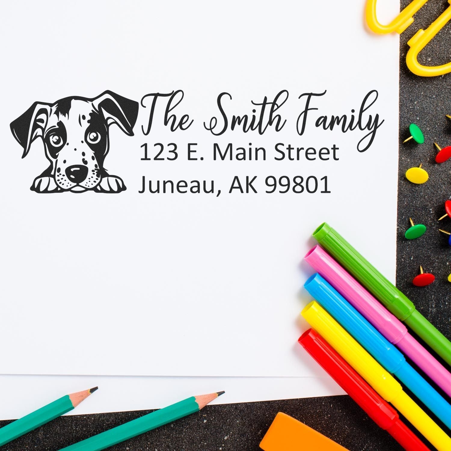 Catahoula Customized Address Stamp