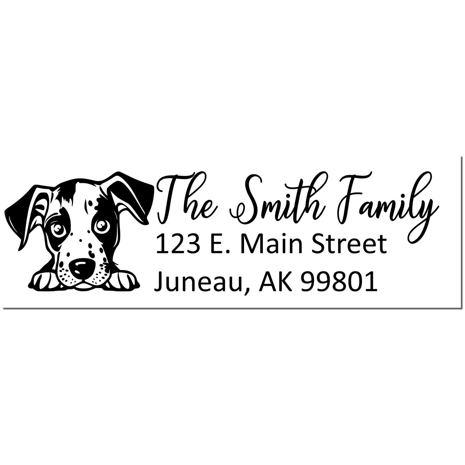 Catahoula Customized Address Stamp