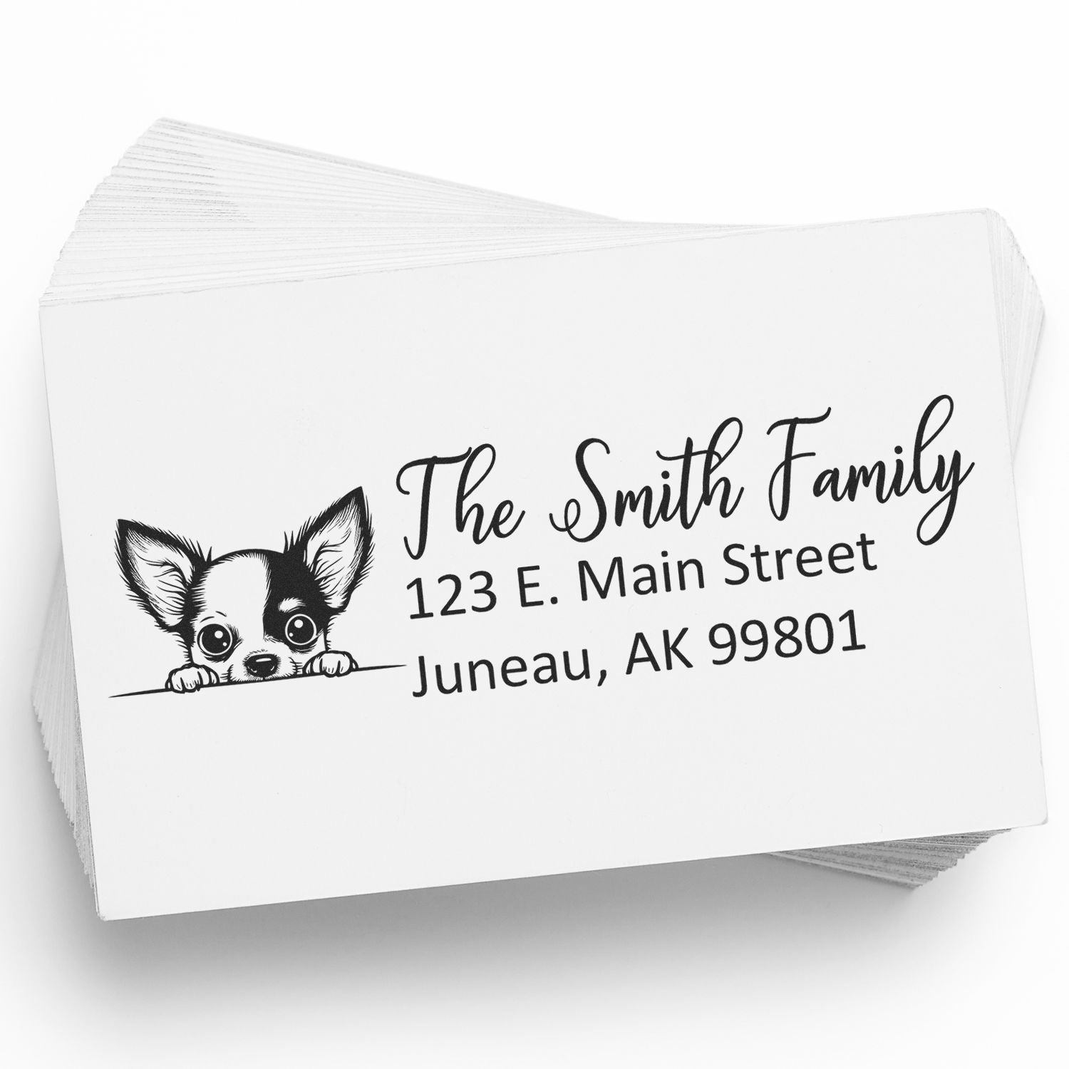 Chihuahua Customized Address Stamp