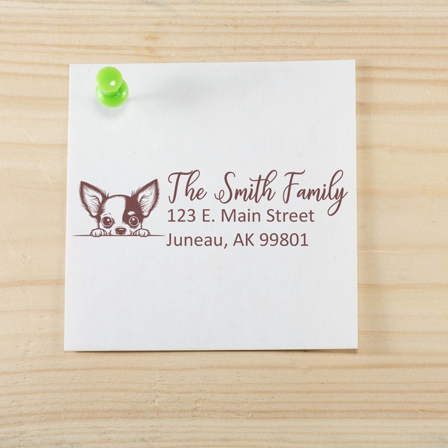 Chihuahua Customized Address Stamp