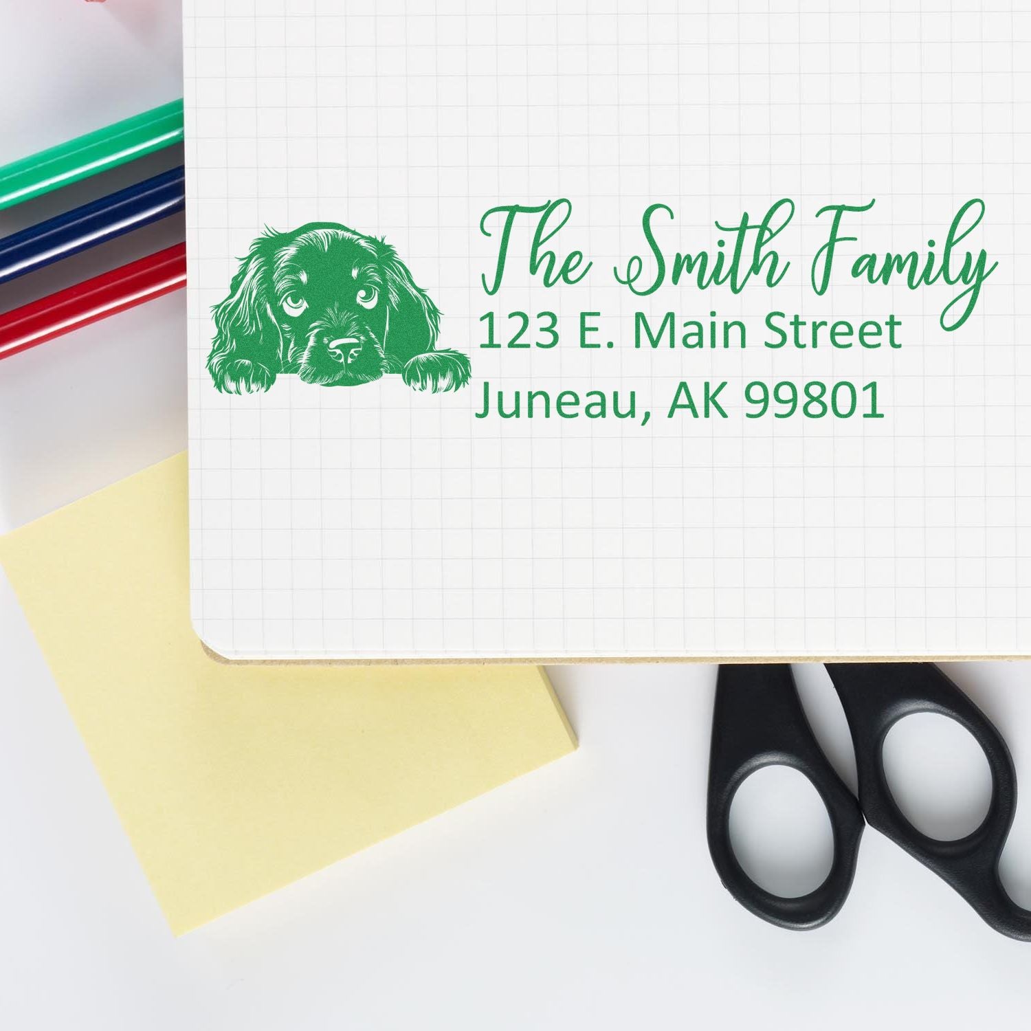 Customized Gordon Setter Self-Inking Home Address Stamp