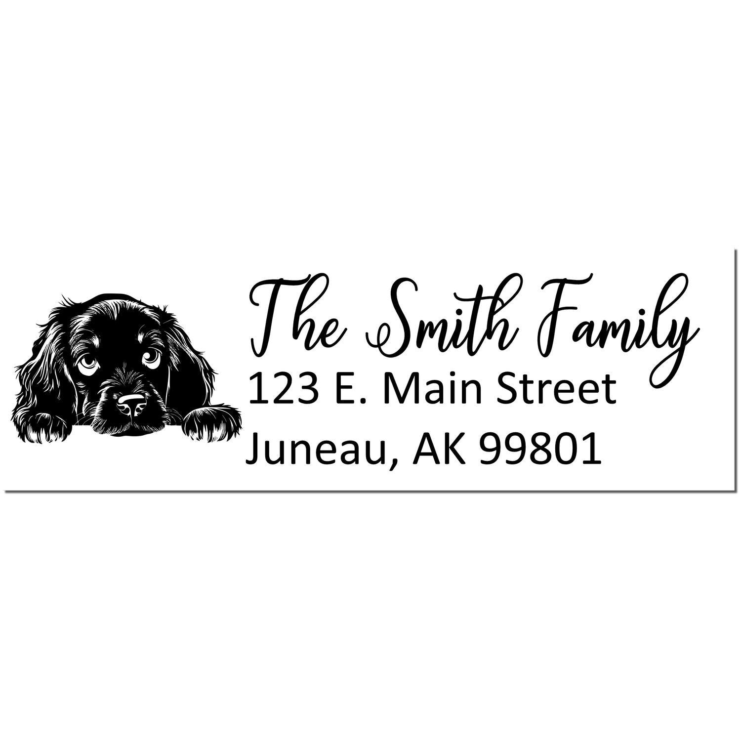 Customized Gordon Setter Self-Inking Home Address Stamp