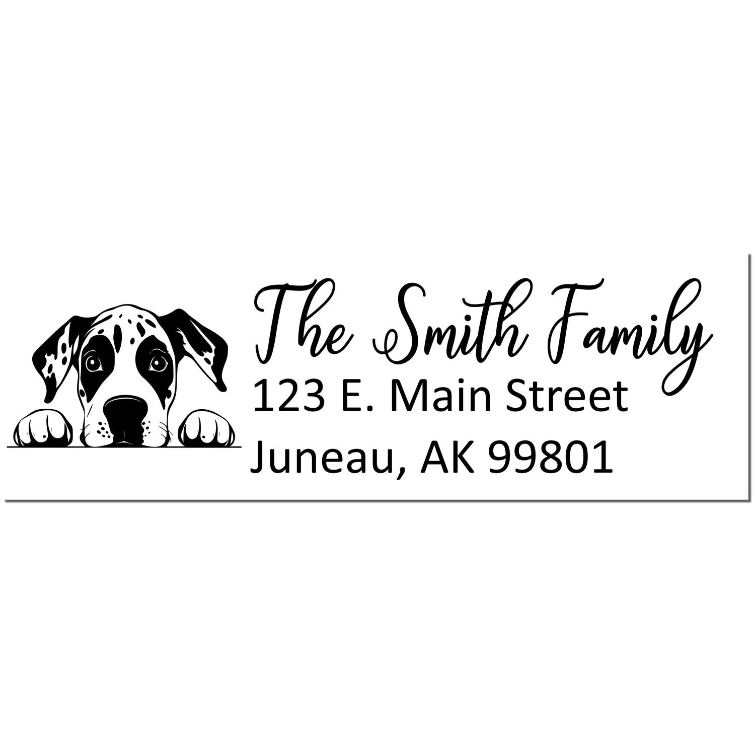 Great Pyrenees Customized Address Stamp