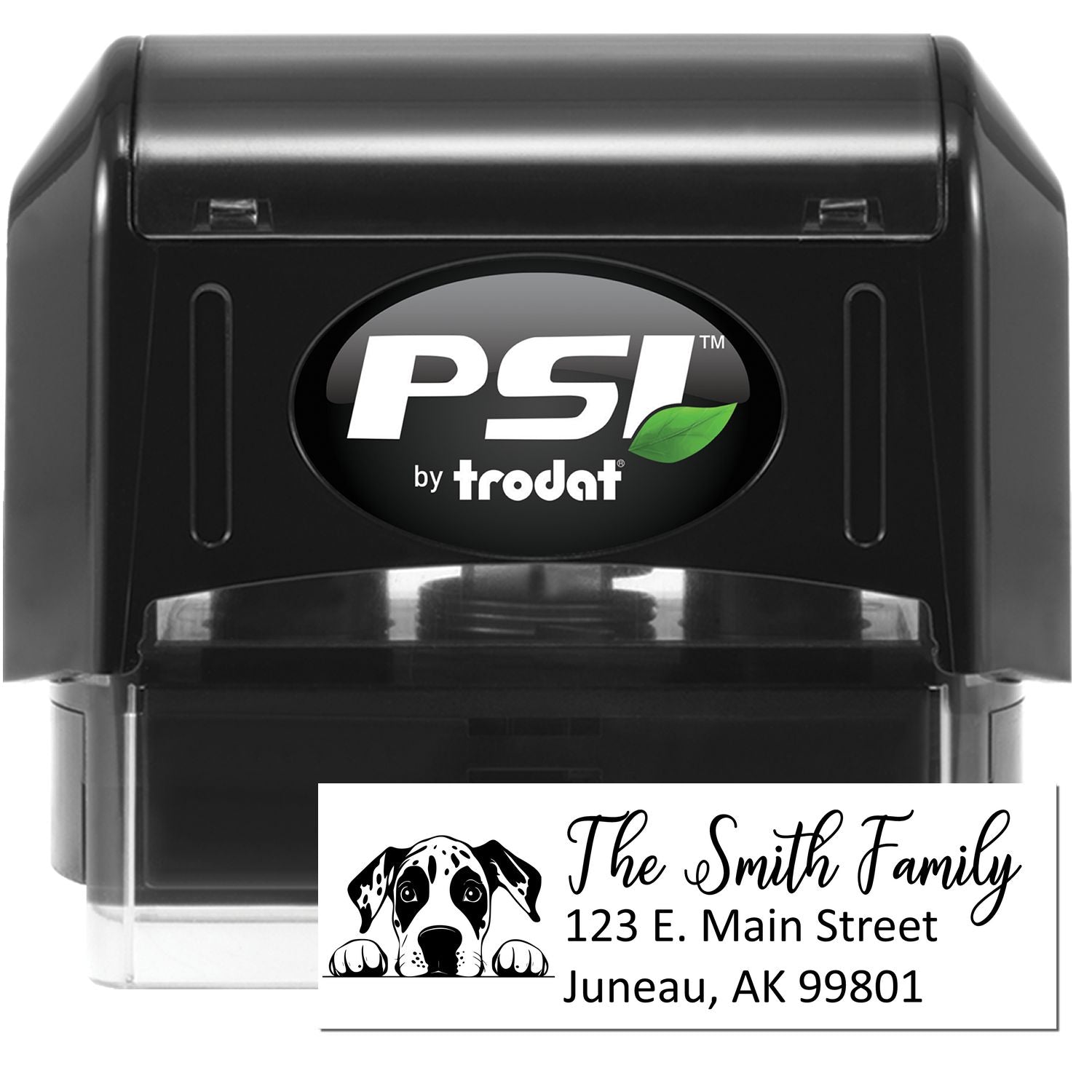 Great Pyrenees Pre-Inked Home Address Stamp