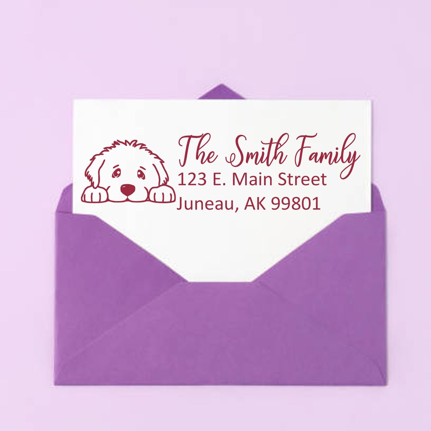 Great Dane Customized Address Stamp