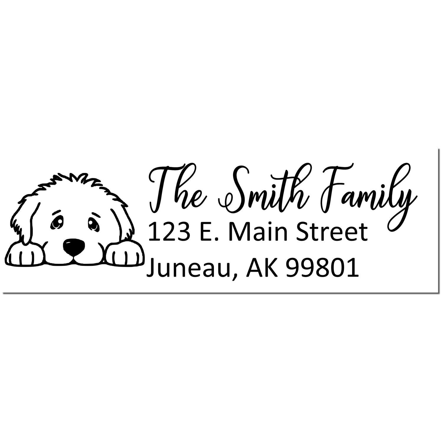 Customized Great Dane Self-Inking Home Address Stamp