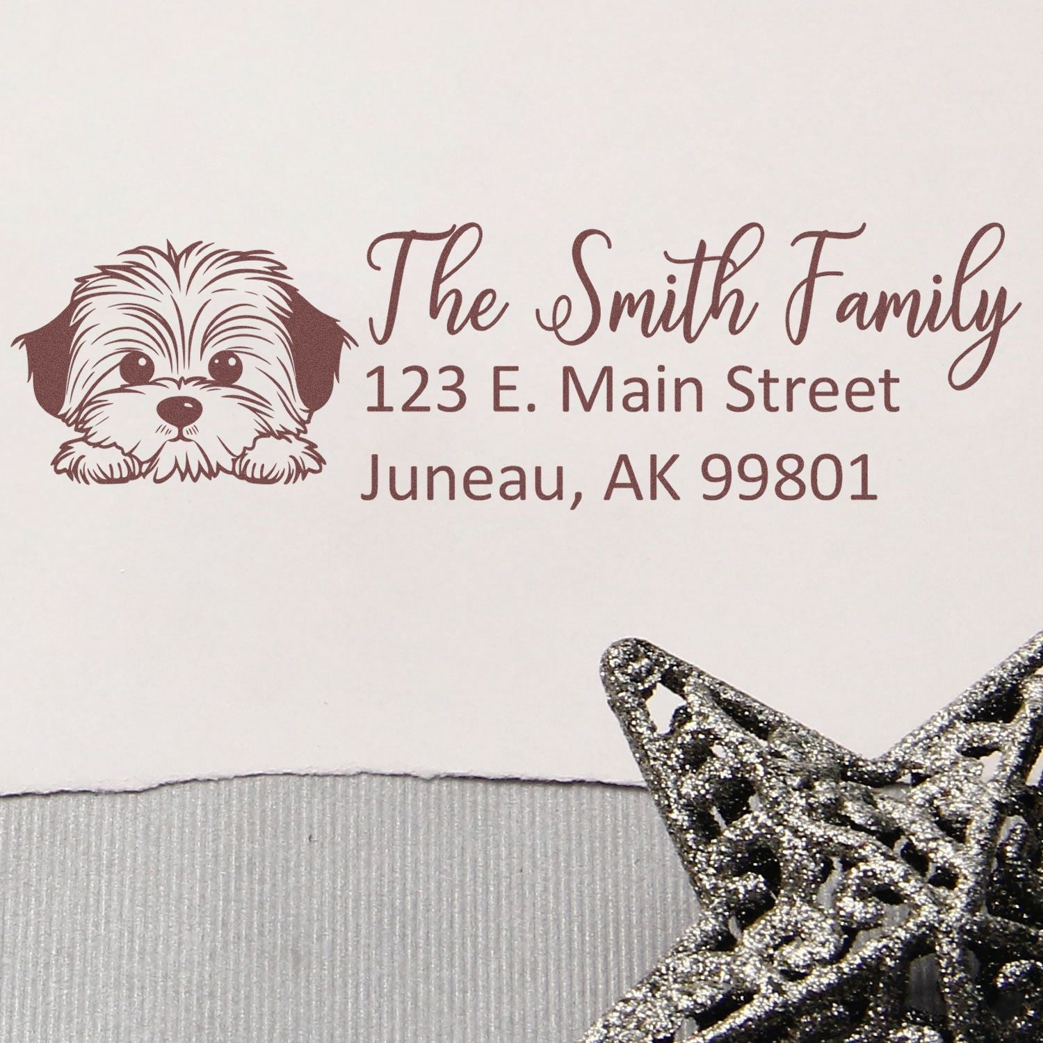 Havanese Customized Address Stamp