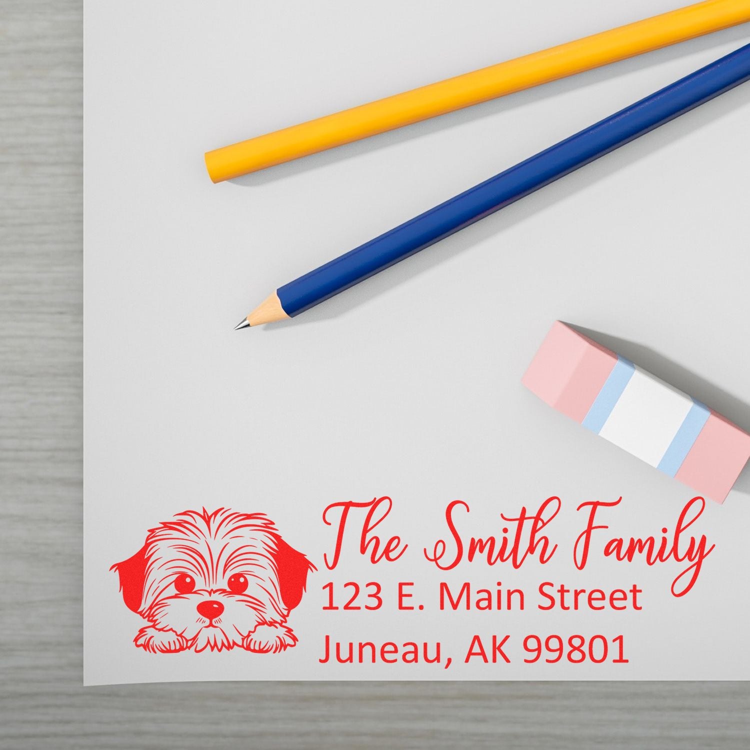 Havanese Customized Address Stamp