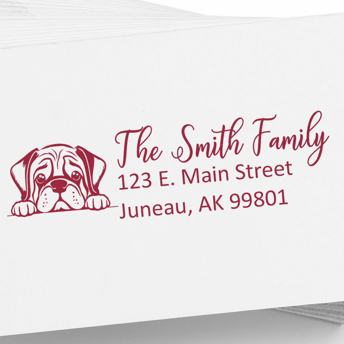 Customized Mastiff Self-Inking Home Address Stamp