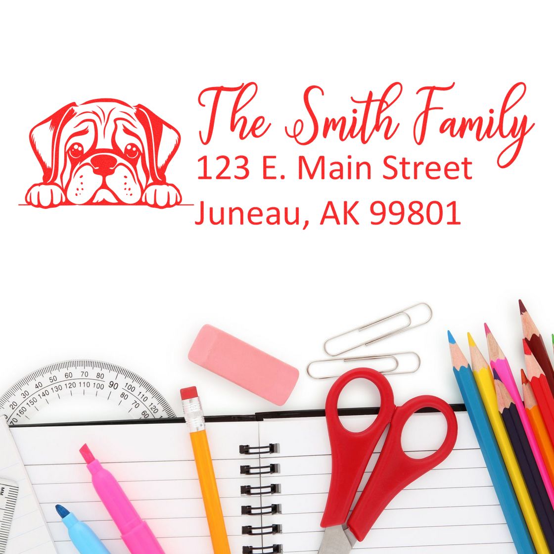 Customized Mastiff Self-Inking Home Address Stamp