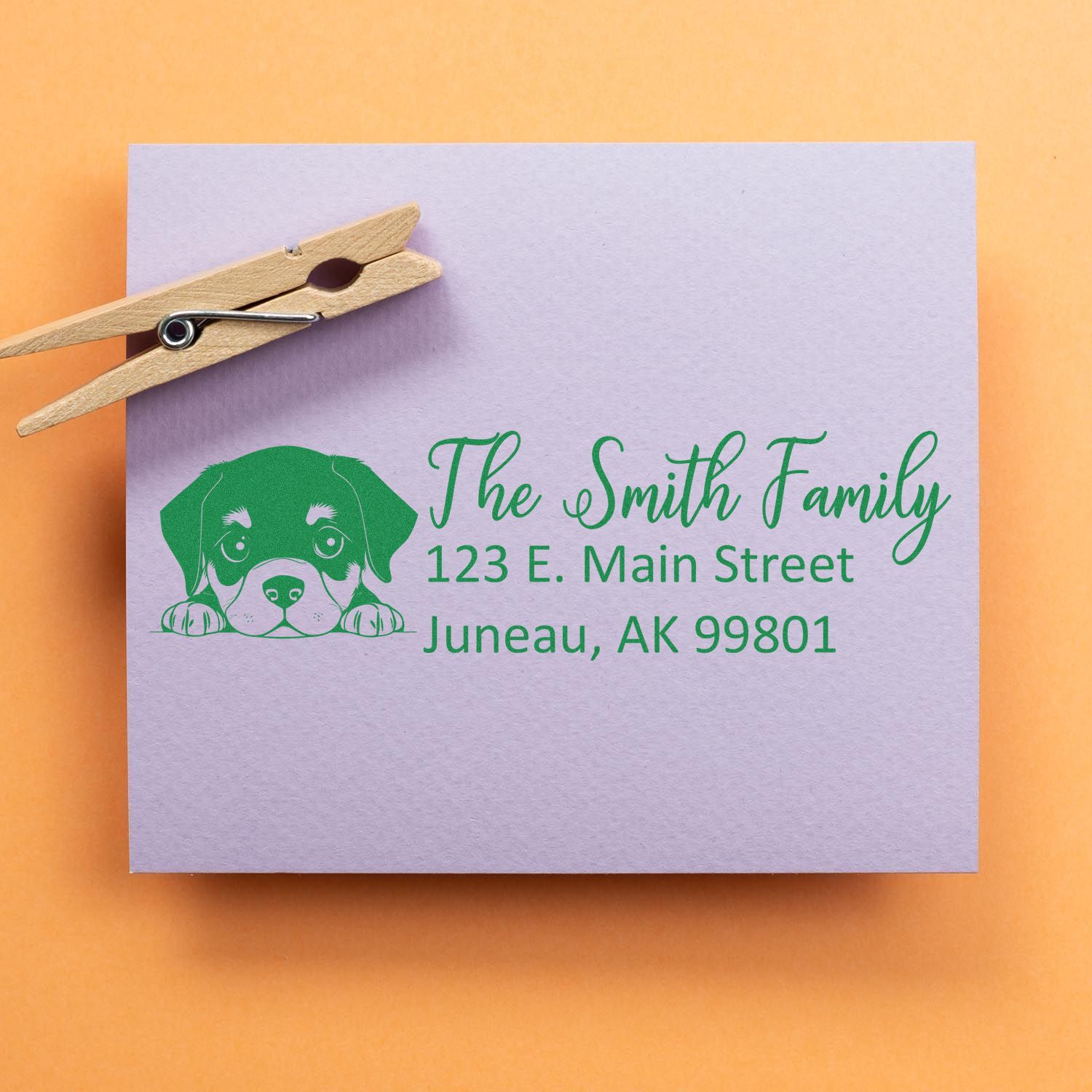 Customized Rottweiler Self-Inking Home Address Stamp