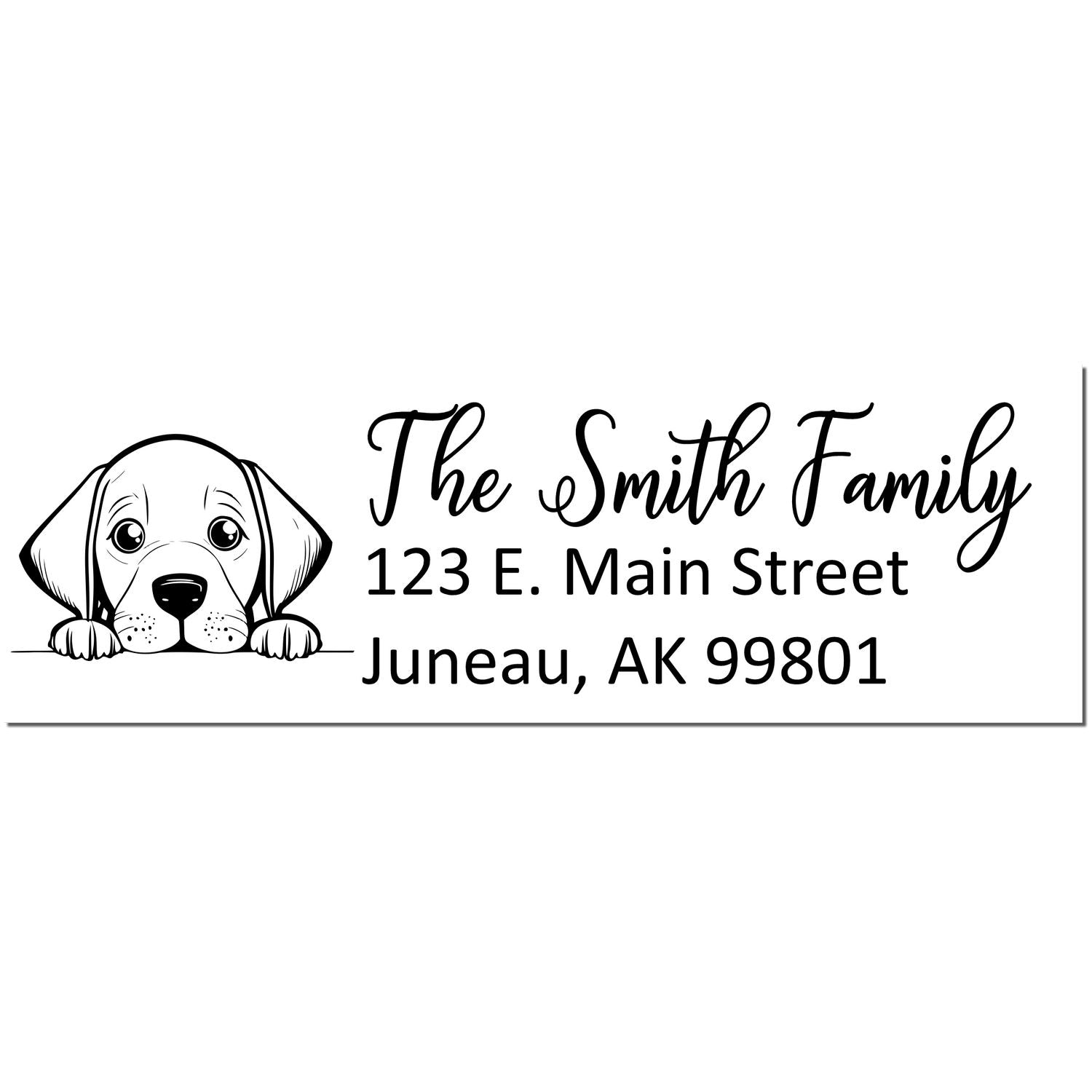 Customized Vizsla Self-Inking Home Address Stamp