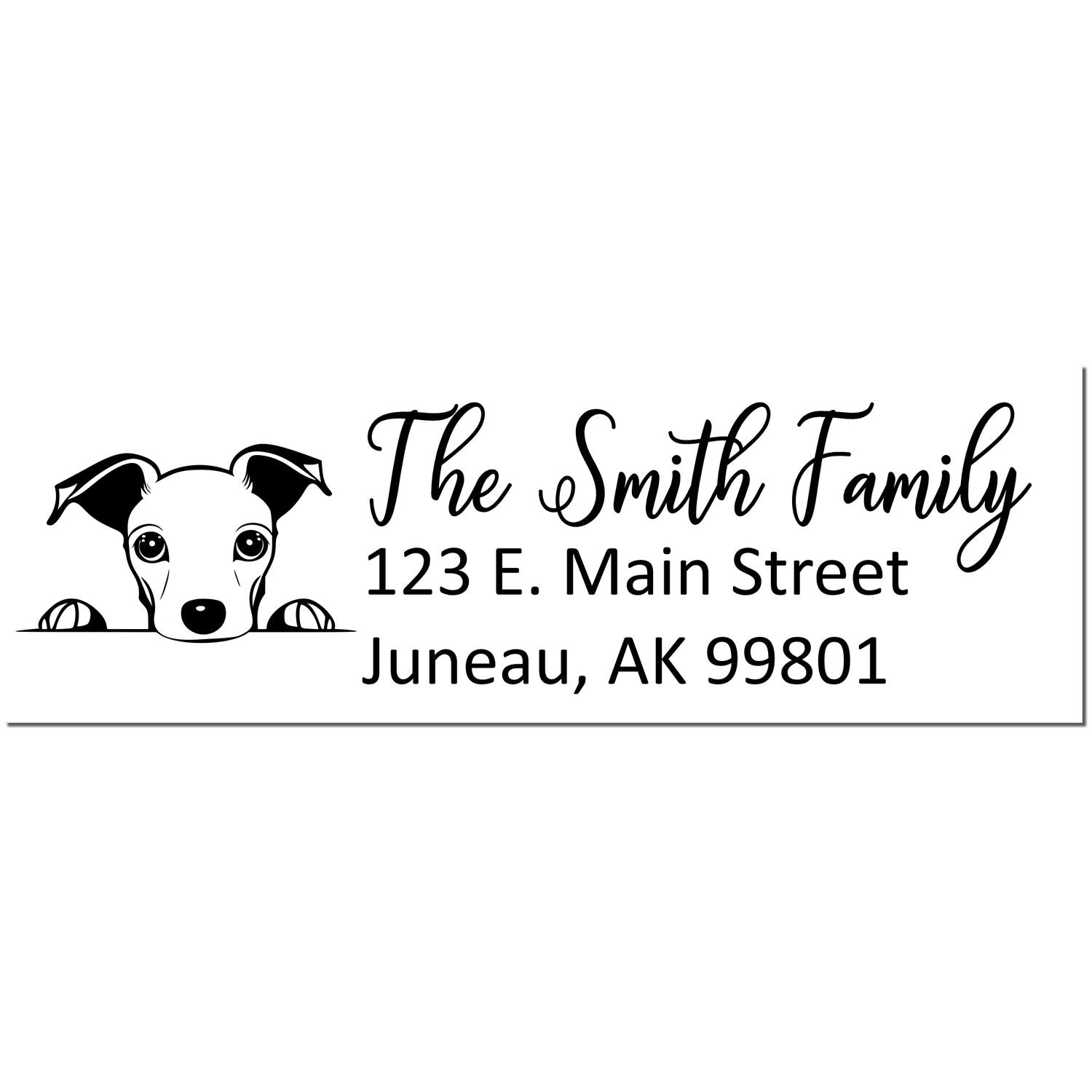 Customized Whippet Self-Inking Home Address Stamp