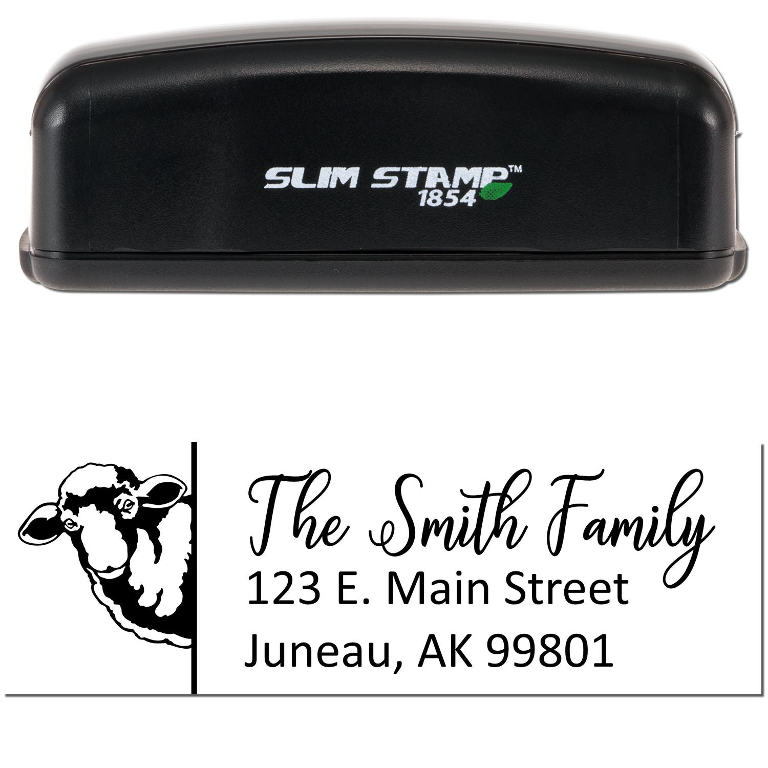 Customized Sheep Pre-Inked Address Stamp