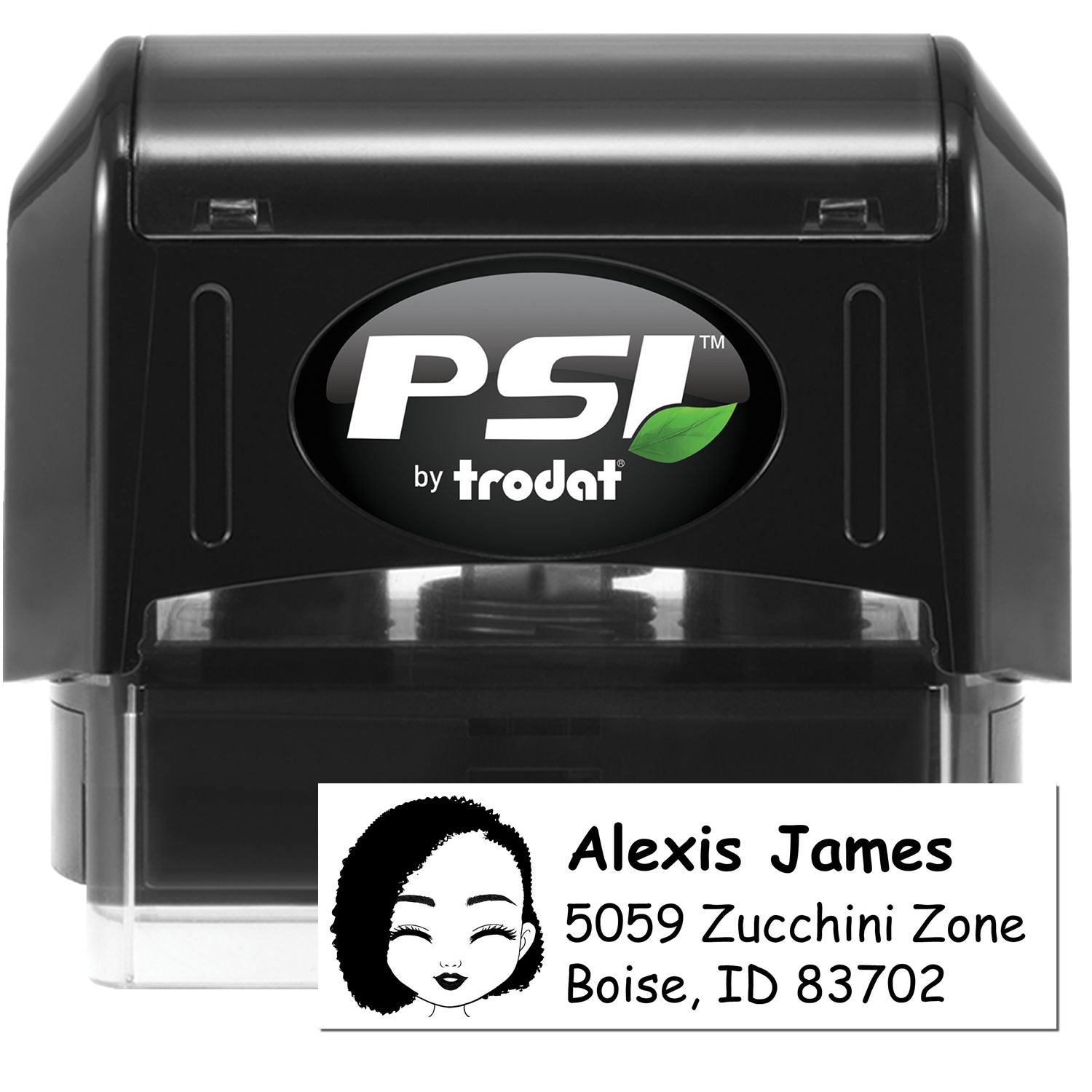 Ms Alexis Bitmoji Pre-Inked Address Stamp for House