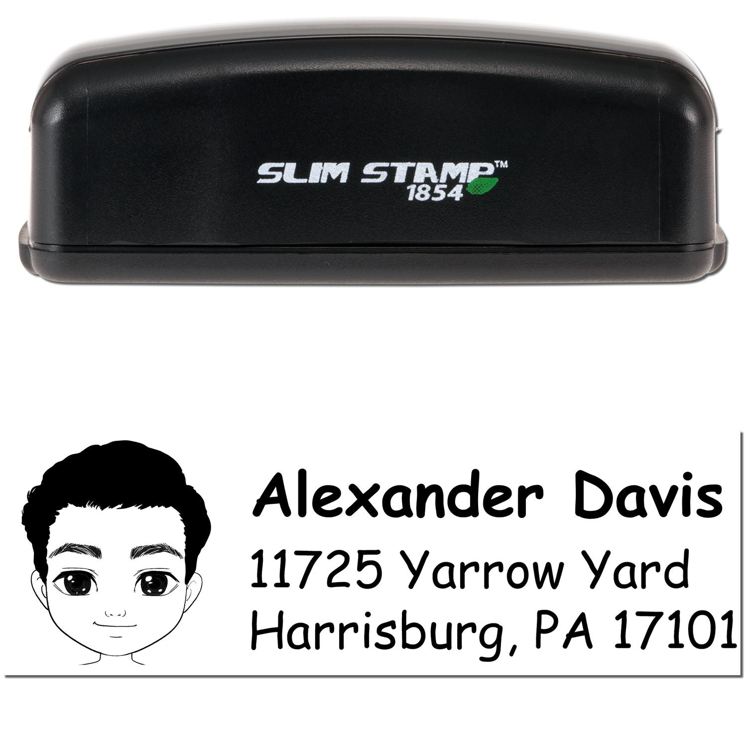 Mr Alexander Bitmoji Customized Address Stamp Pre-Inked