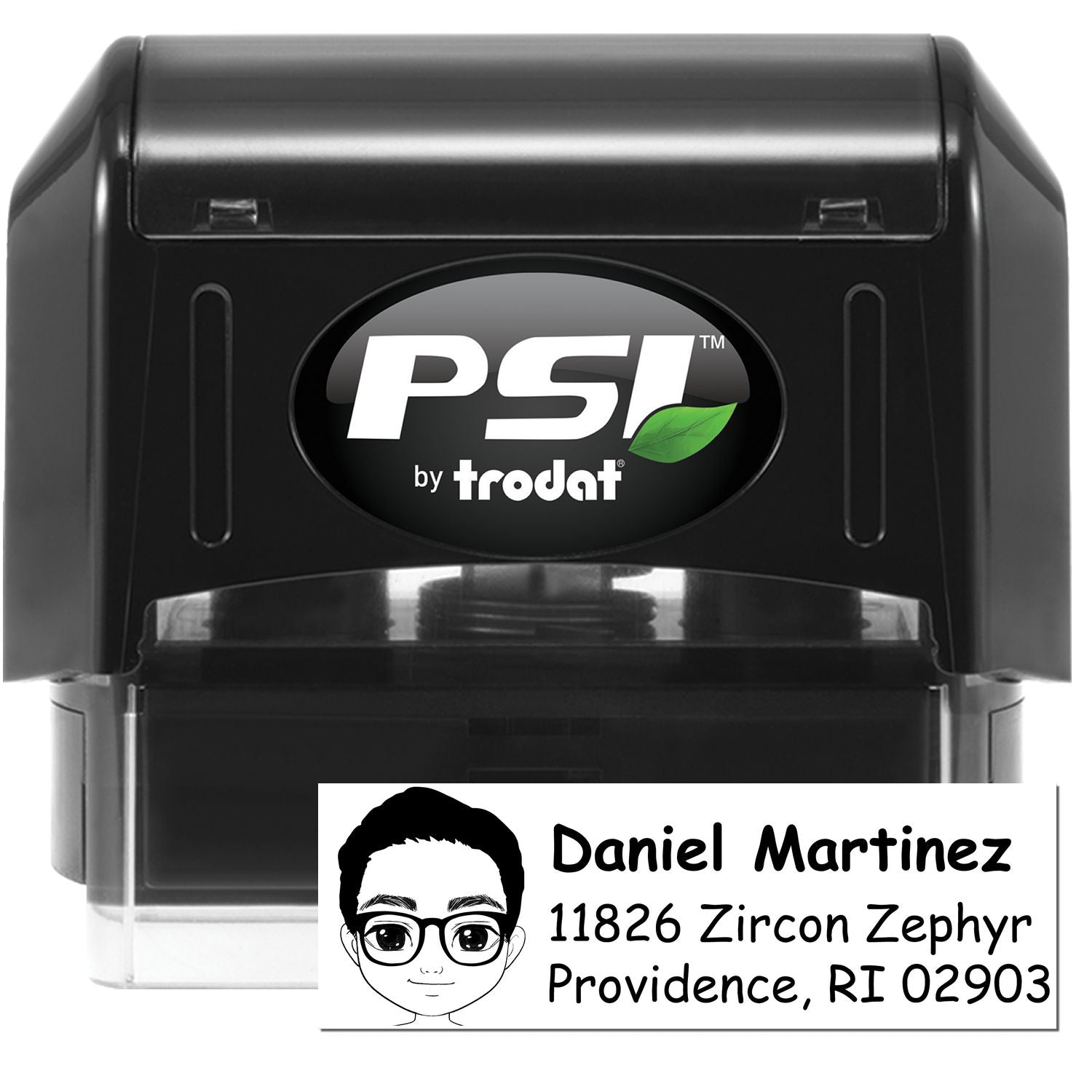 Mr Daniel Bitmoji Pre-Inked Address Stamp for House