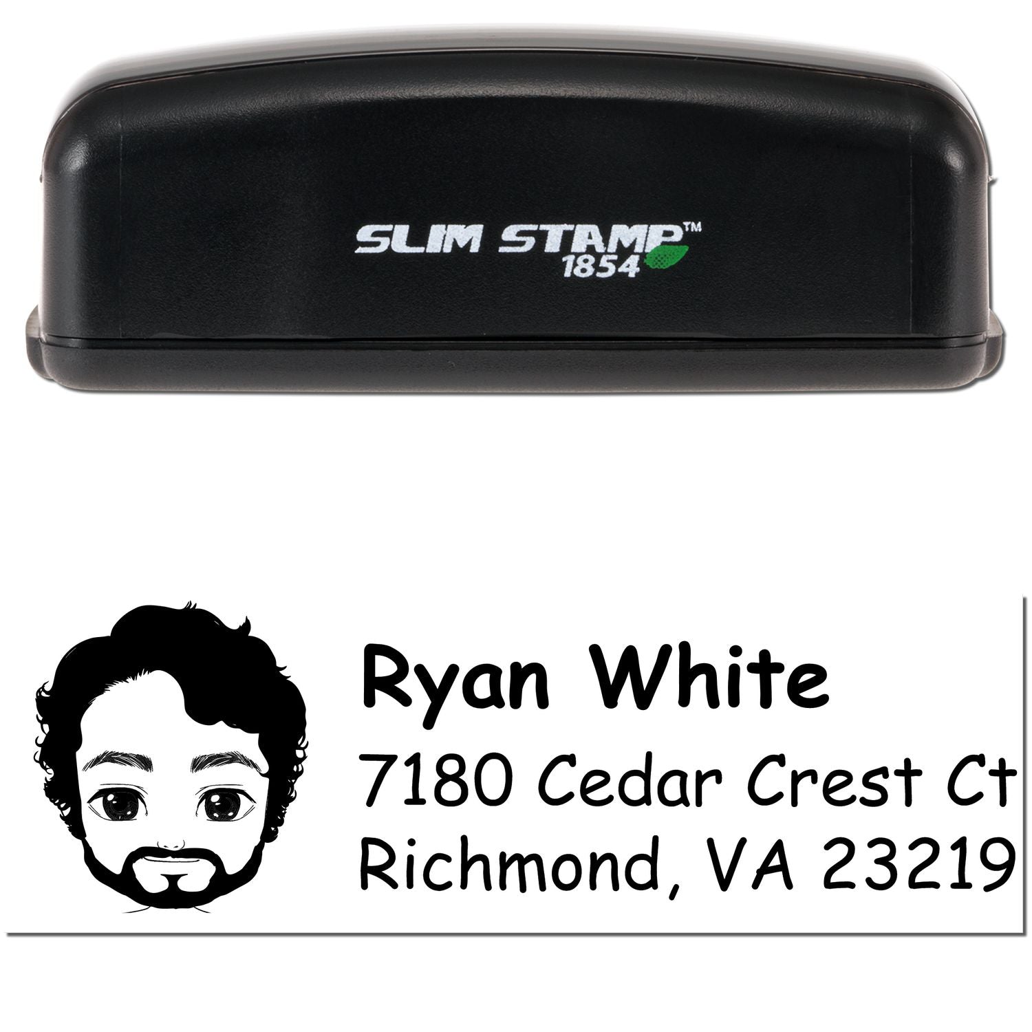 Mr Ryan Bitmoji Customized Address Stamp Pre-Inked