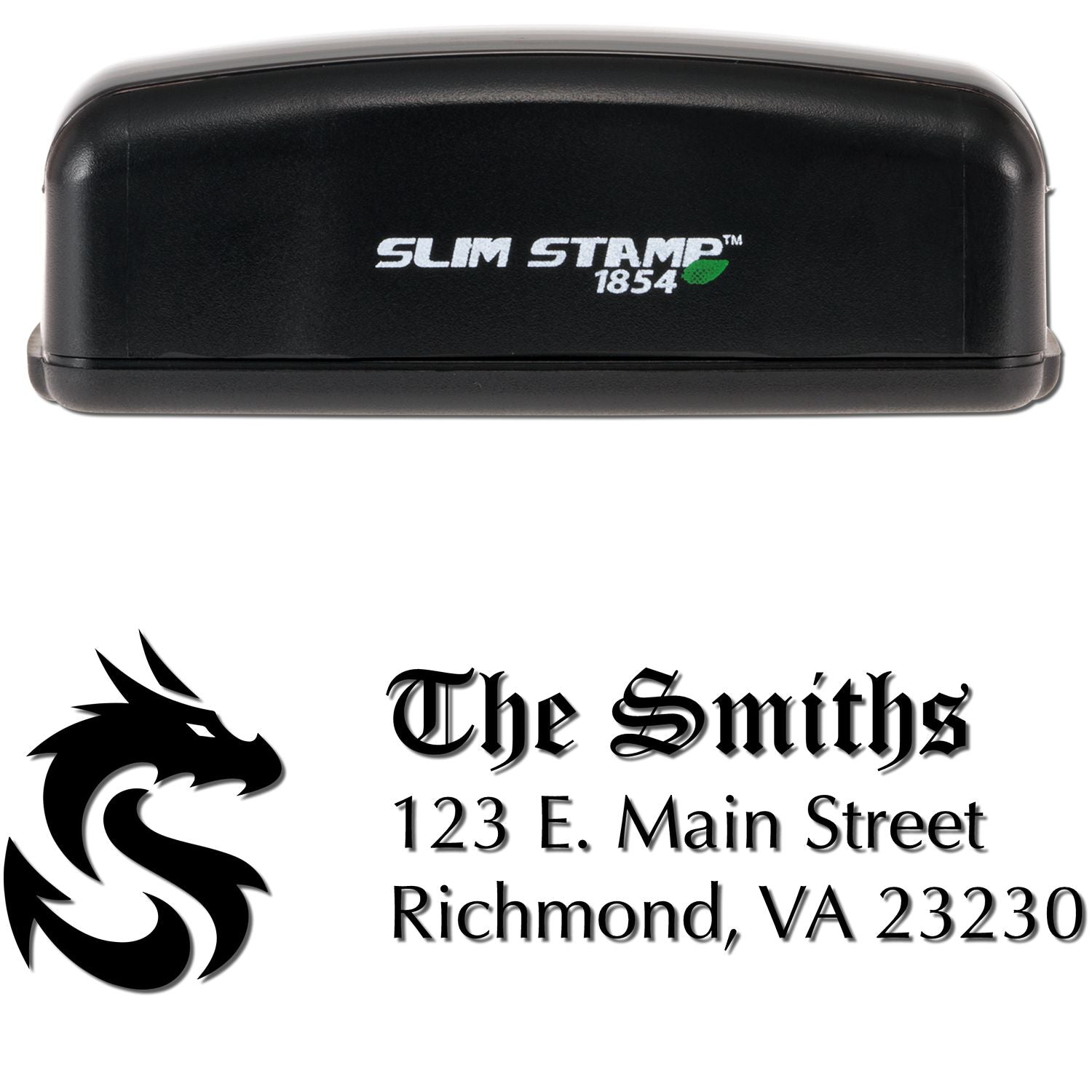 Slim Nyx Dragon Customized Return Address Stamp