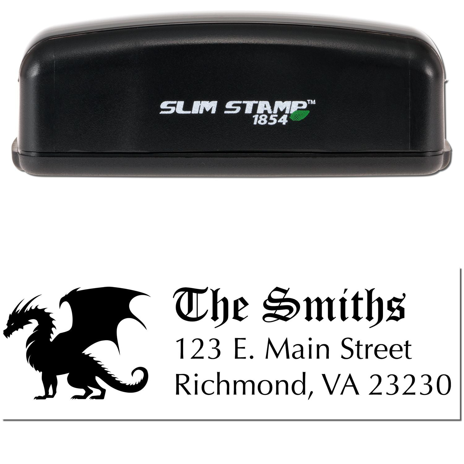 Slim Spike Dragon Customized Mail Stamp