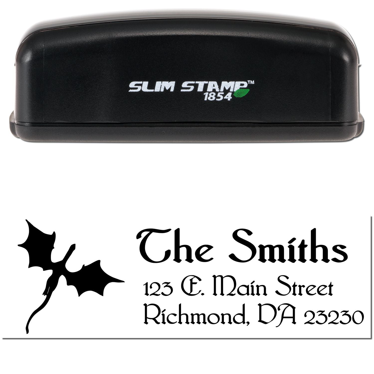 Slim Ripper Dragon Customize Mail Address Stamp