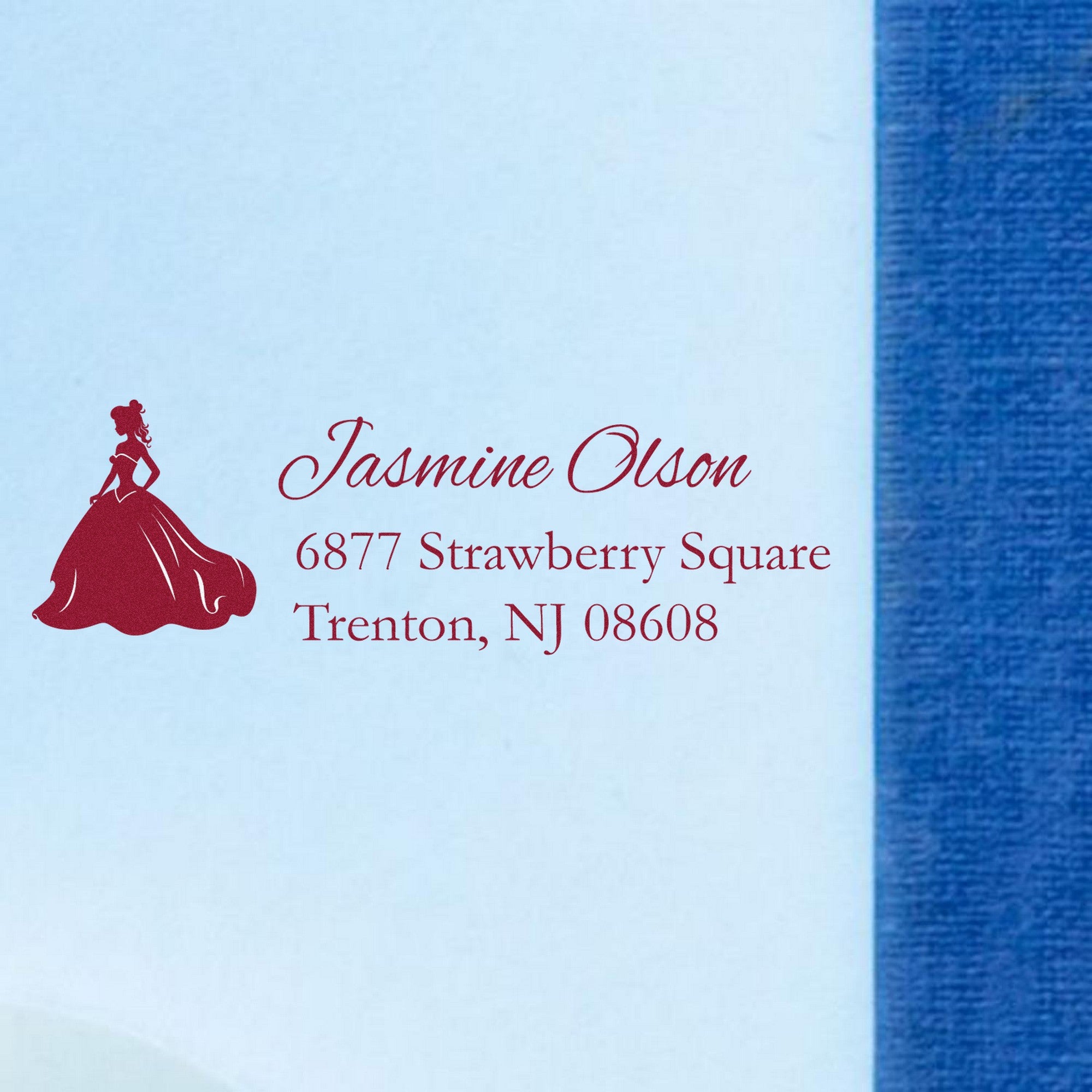 Fierce Rowena Princess Customize New Address Rubber Stamp