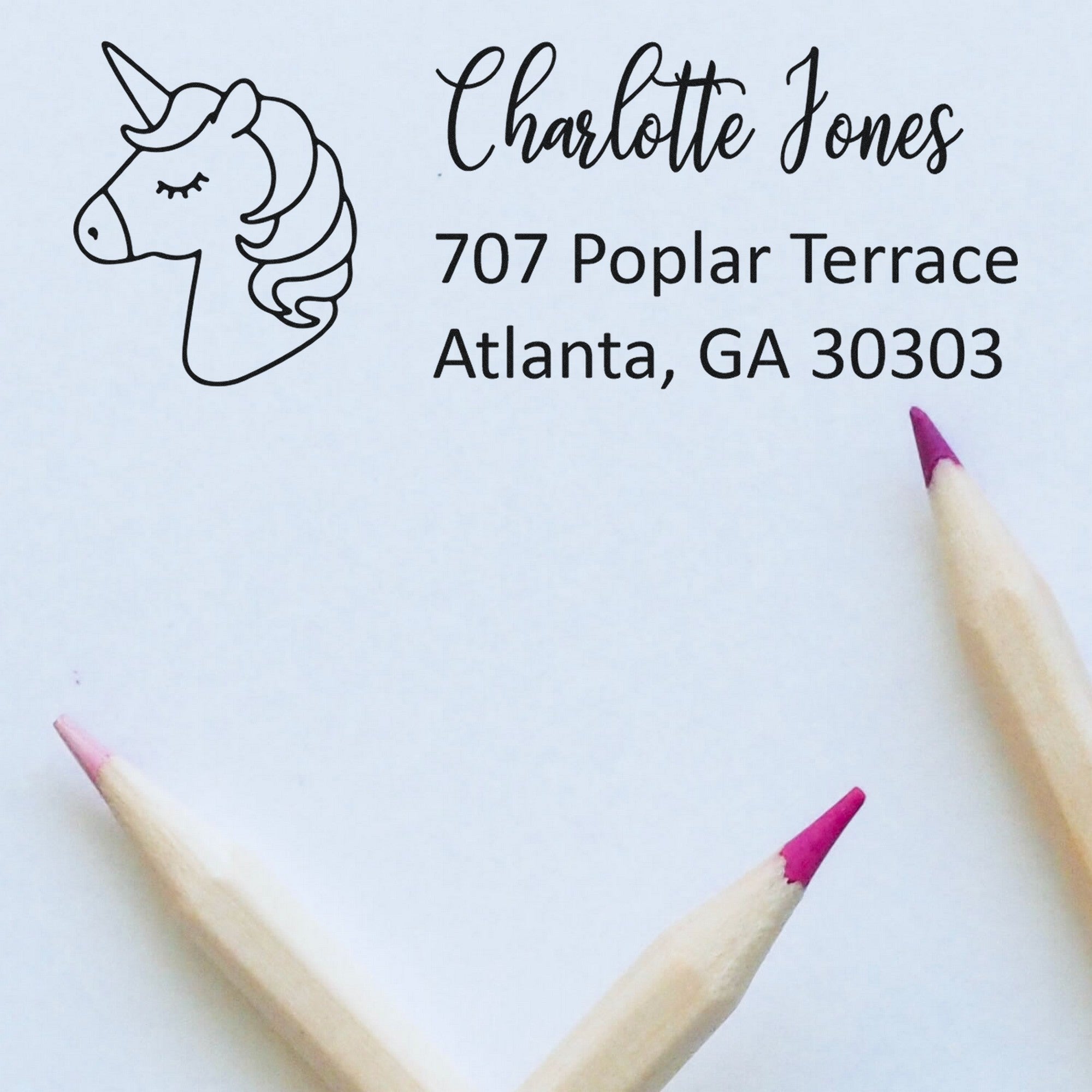 Tranquil Shimmergaze Unicorn Customized Mailing