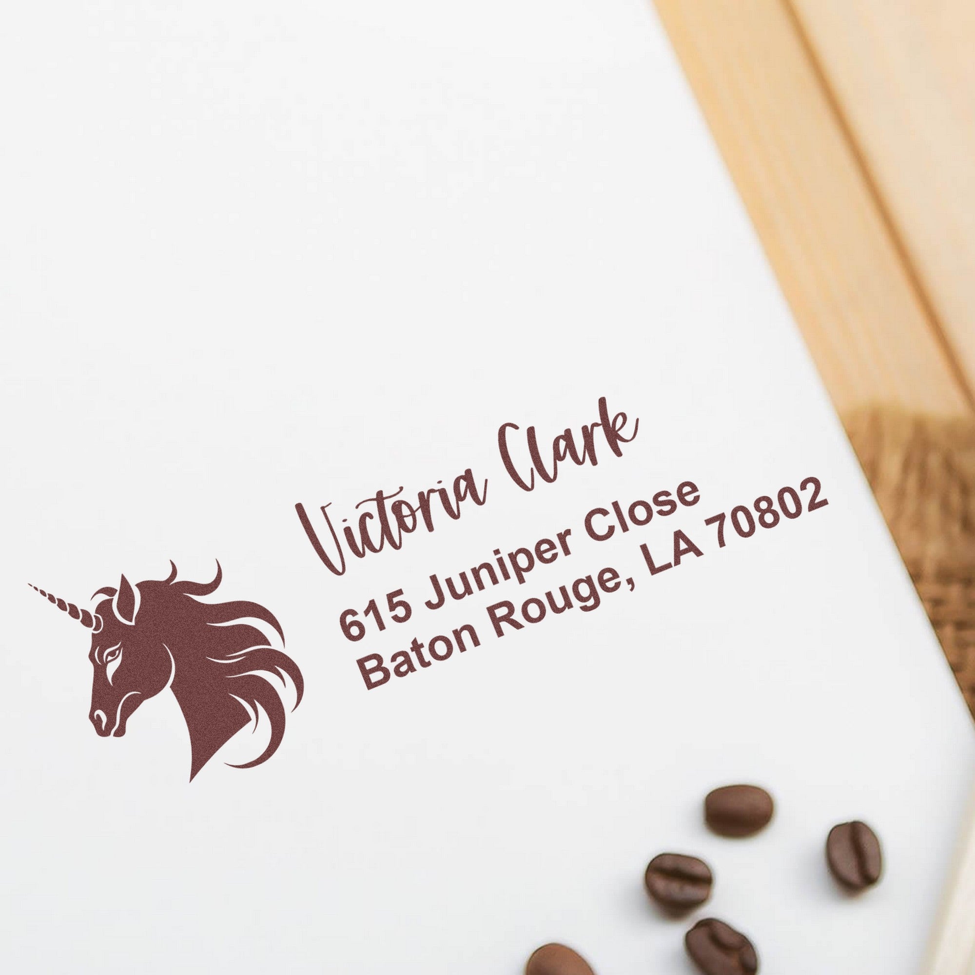 Radiant Radiantglow Unicorn Customized Address Label