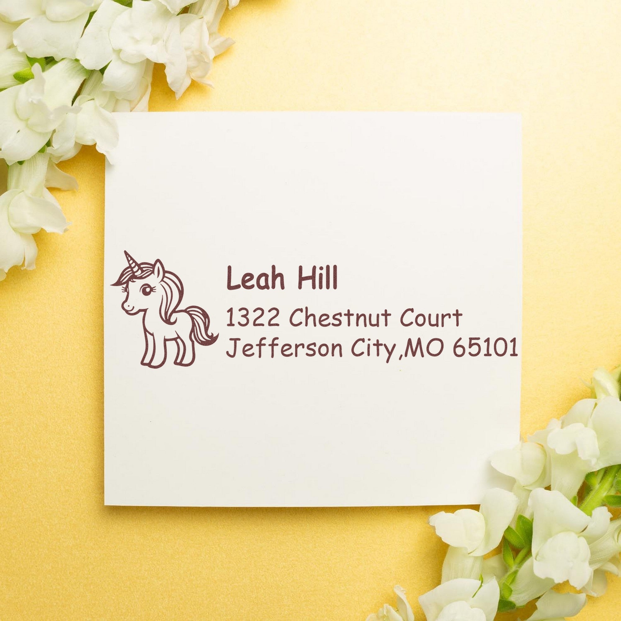 Sapphire Sapphirespirit Unicorn Handmade Address Return