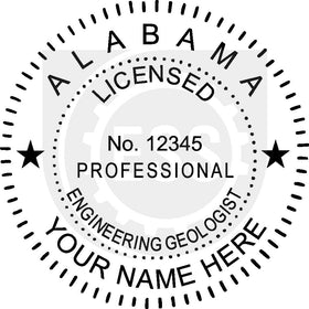 Alabama Engineering Geologist Seal Setup