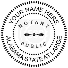 Alabama Notary Seal Imprint Example