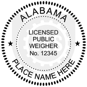 Alabama Public Weighmaster Seal Setup