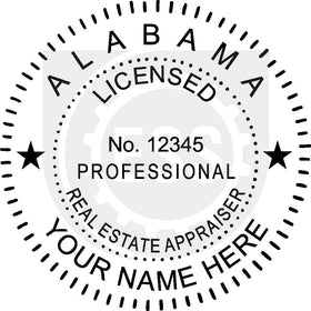 Alabama Real Estate Appraiser Seal Setup