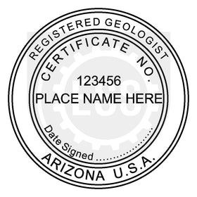 Arizona Geologist Seal Setup