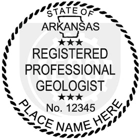 Arkansas Geologist Seal Setup