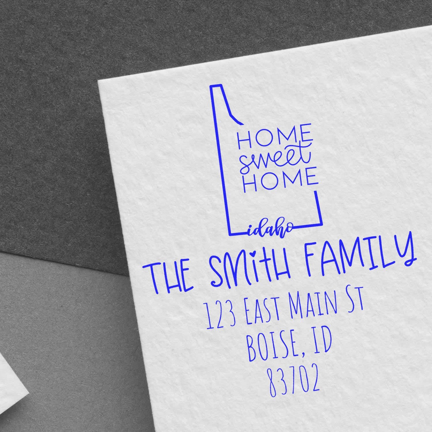 PSI Pre-Inked Idaho Home Sweet Home Customized Address Stamp