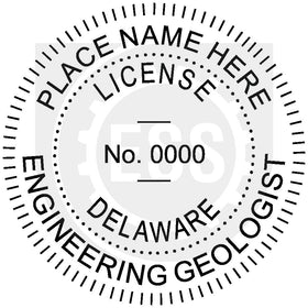 Delaware Engineering Geologist Seal Setup